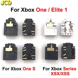 JCD 3.5mm Headset Plug Port Female Socket Headphone Jack For Xbox One Slim Elite Series S/X Controller