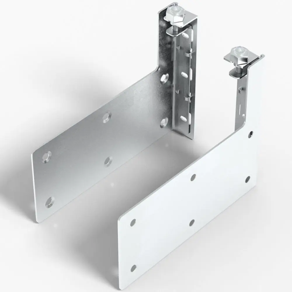 

Система крепления для тяжелых нагрузок: невидимые кронштейны, открытая установка, аксессуары для соединения полок и шкафов