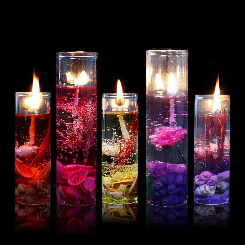 

Romantic Smokeless Ocean Seashell Aroma For Wedding Party Home Decoration Glass Table Decor Candles Birthday Hotel