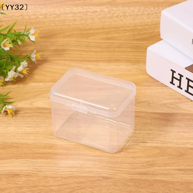 6 Pcs Clear Plastic Storage Boxes, Transparent Organizer Containers For Home, Office & Kitchen Small Items〔YY32〕