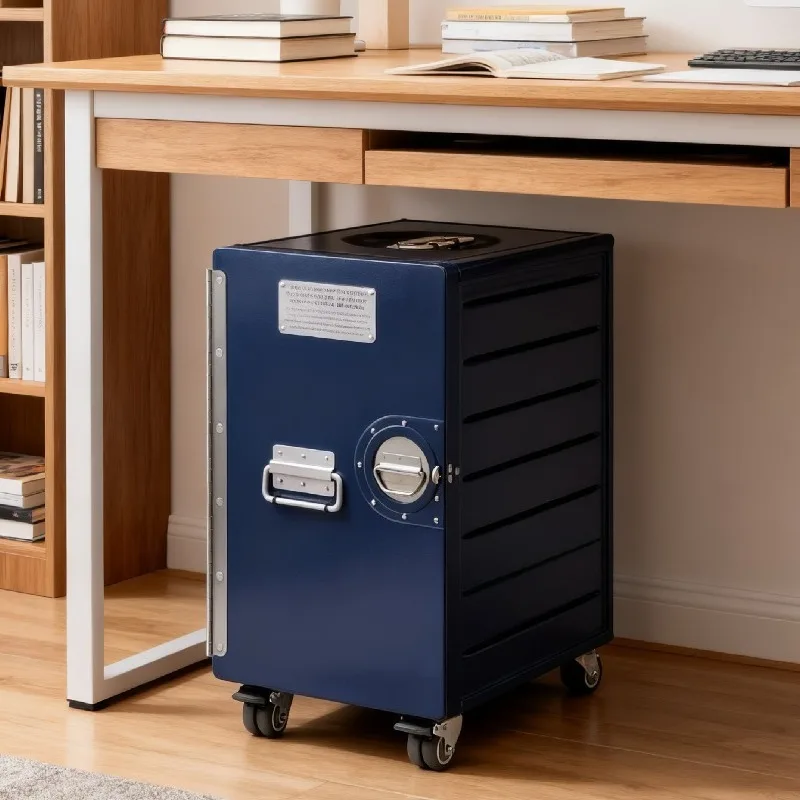 Aluminium Storage Box Large Drawer Type Wheeled Storages Boxes Modern Multifunctional Safe Box with Lock Room Organizer Tools