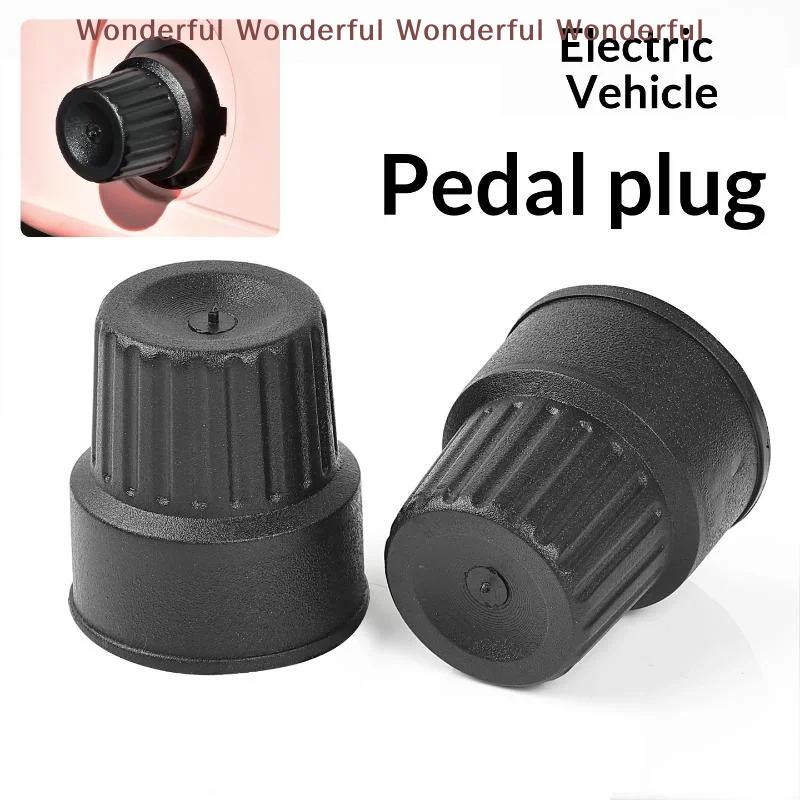 2/10Pcs Black Scooter Protective Plug Scooter Foot Krutch Center Axis Screw