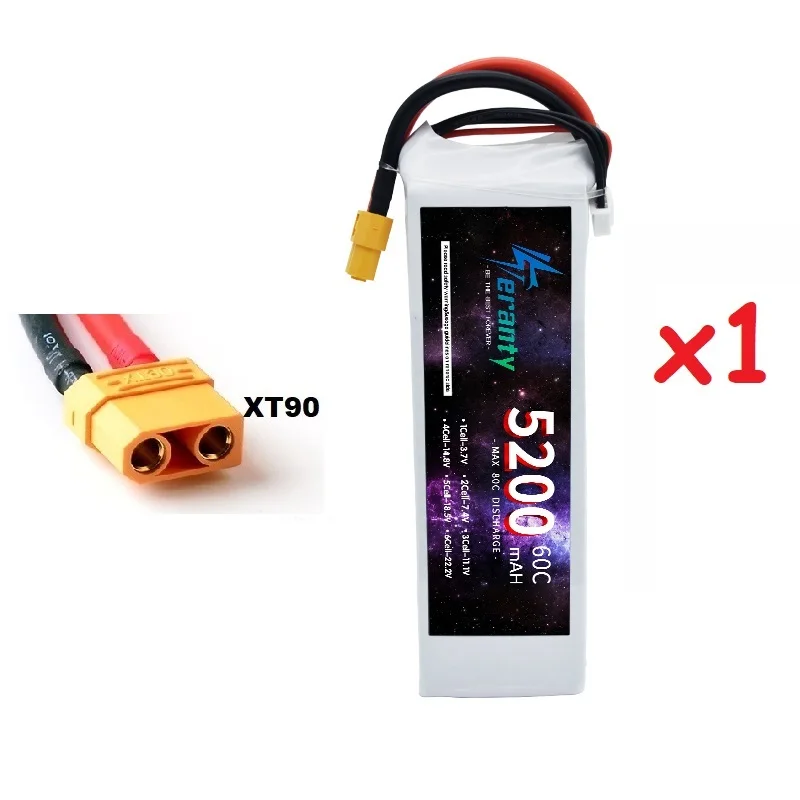 3S Lipo Batterij 11.1V 5200mAh 60C Voor RC Auto Quadcopter Drone Vliegtuig Helikopter Met XT60 Deans T XT90 EC5 11.1V Batterij
