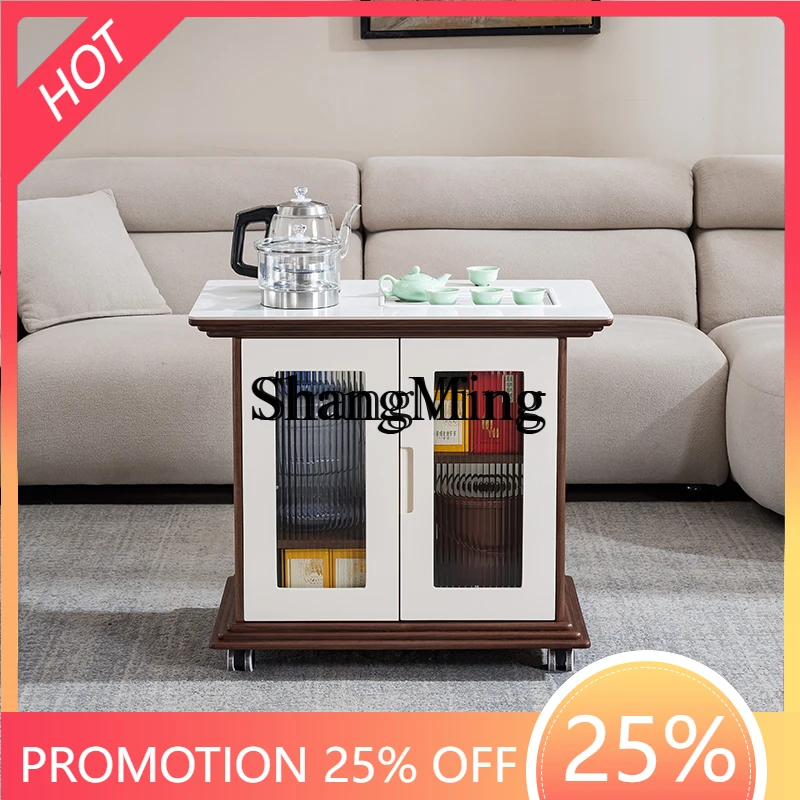 

ZYY home high value new tea table small apartment living room mobile can make tea side table