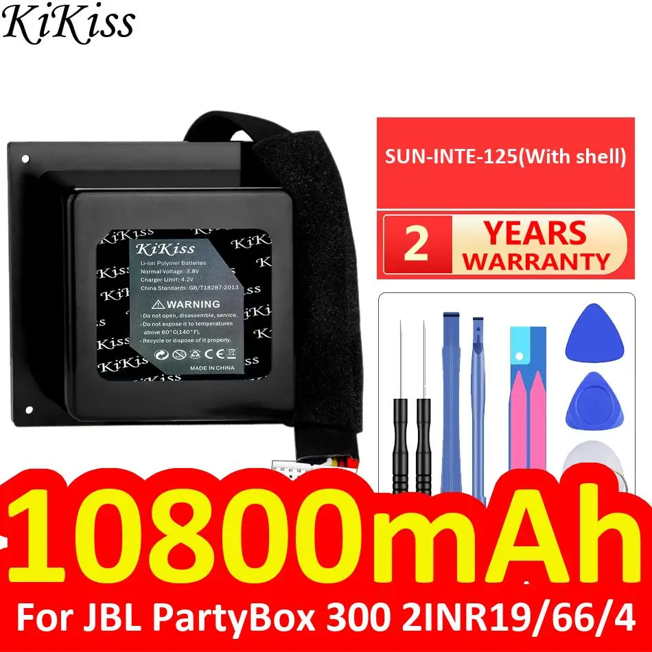 High-Capacity 10800mAh For Jbl Partybox 300 2INR19 66 4 Sun-Inte-125 With Shell Speaker Battery
