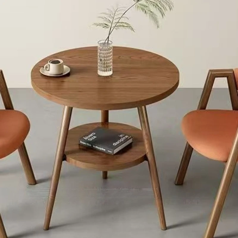 

Bedroom Commercial Café Tables Negotiation Simple Retro Reception Café Tables Modern wood Furniture Tavolo MH40ZZ