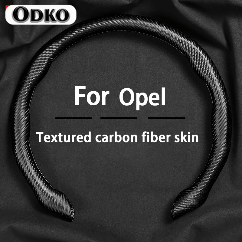 Car Suede Steering Wheel Cover Sweat-absorbin For Opel Corsa Astra Insignia Vectra Meriva Zafira Mokka Grandland