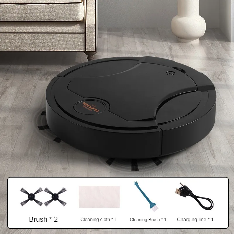 4 in 1 Rechargeable Robot Vacuum Cleaner with USB & Spray Wet & Dry Mopping for Home & Hotel Use