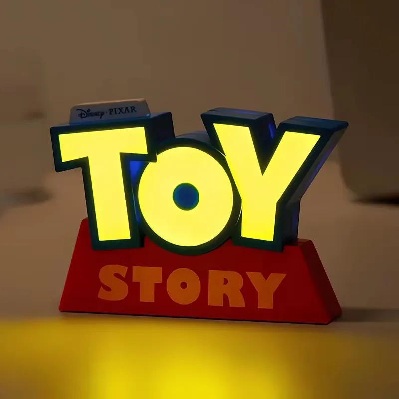 Miniso Toy Story Led Lampu Malam Disney Pixar Ornamen Kamar Hadiah Mainan Terlaris Hadiah Anak-anak Terlaris
