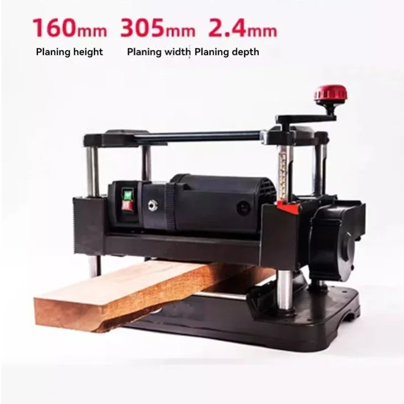 New 12-inch Household Small Planer Electric Woodworking Special Electric Pusher Planer Electric Hand Belt Drive