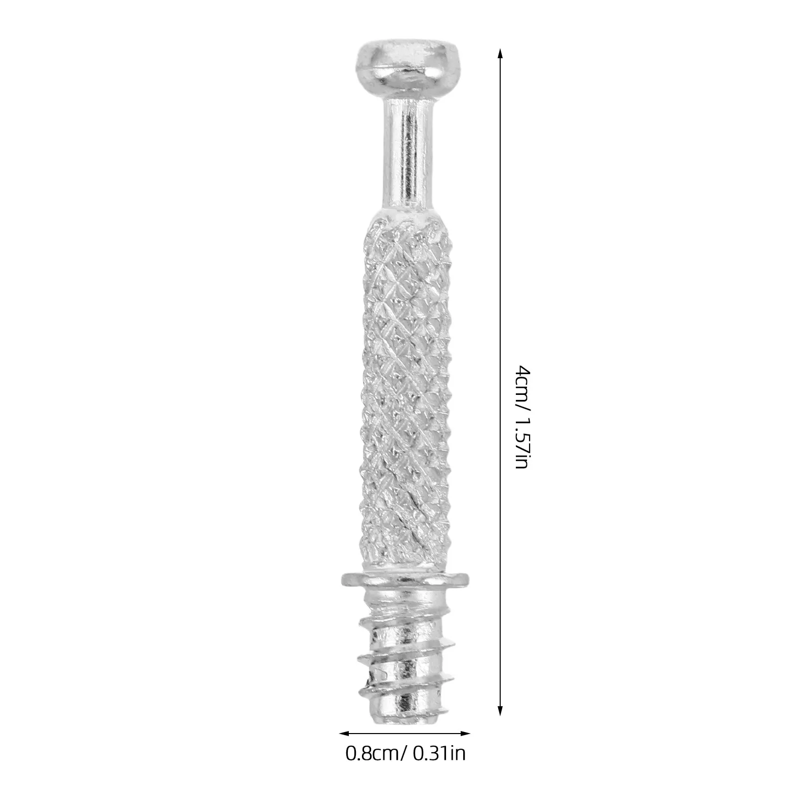 200Pcs Cam Lock Bolts Furniture Connector Self Tapping Knurled Cam Screws 40Mm Cabinet Wardrobe Fastening Hardware Set
