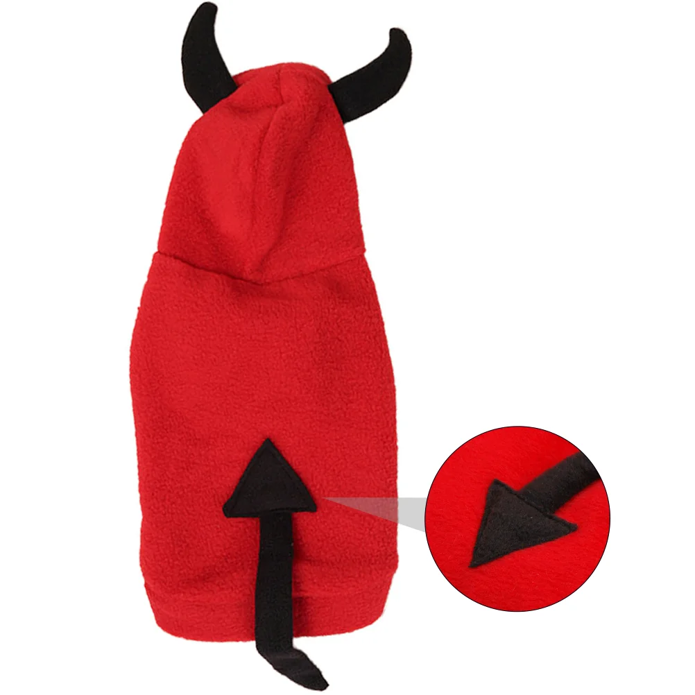 Decor Pet Transformation Costume Clothes Dog Coat Halloween Puppy Winter Red Man