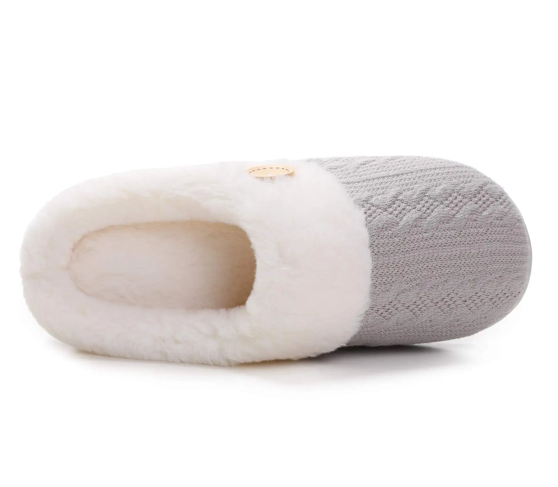 Aroll New Women's Fuzzy House Slippers Comfy Memory Foam Bedroom Slippers Warm Slip On Light Shoes Outdoor Indoor Faux Fur Lined