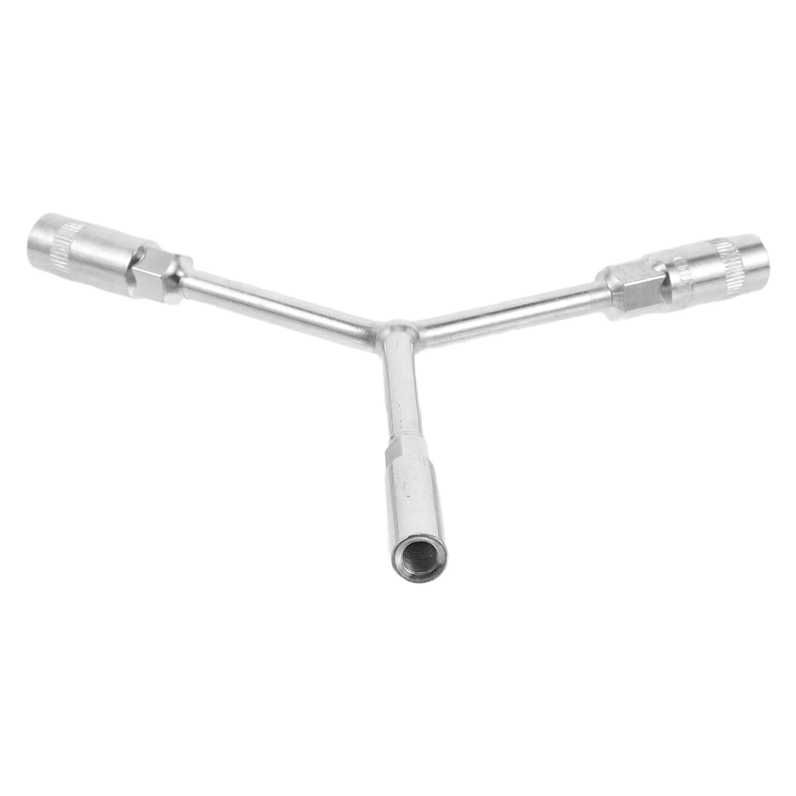 

Car Tire Wrench 10Mm 12Mm Y Shaped 3 Way Long Arm 6 Point Hexagon Spanner Steel Tire Valve Stem Tool Puller Car Motorcycle