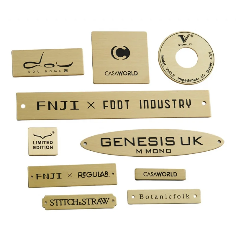 Custom Metal Signage Production Nameplate Production Identification Plate Aluminum Plate Mechanical Equip