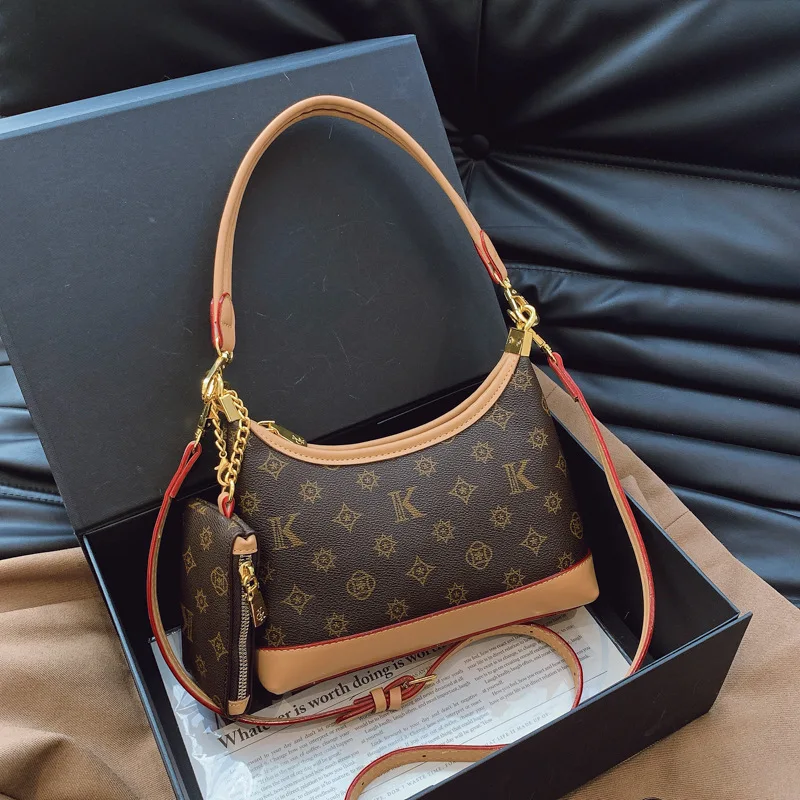 

Новая женская сумка-круассан 2026 года, винтажная роскошная регулируемая сумка через плечо, элегантная для повседневного использования