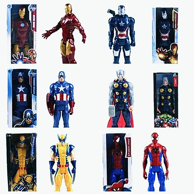 Hot Toys Marvel Avengers Robert Bruce Banner Anime Figures Black Panther Iron Man Thor Figurines Car Decoration Doll Fans Gift