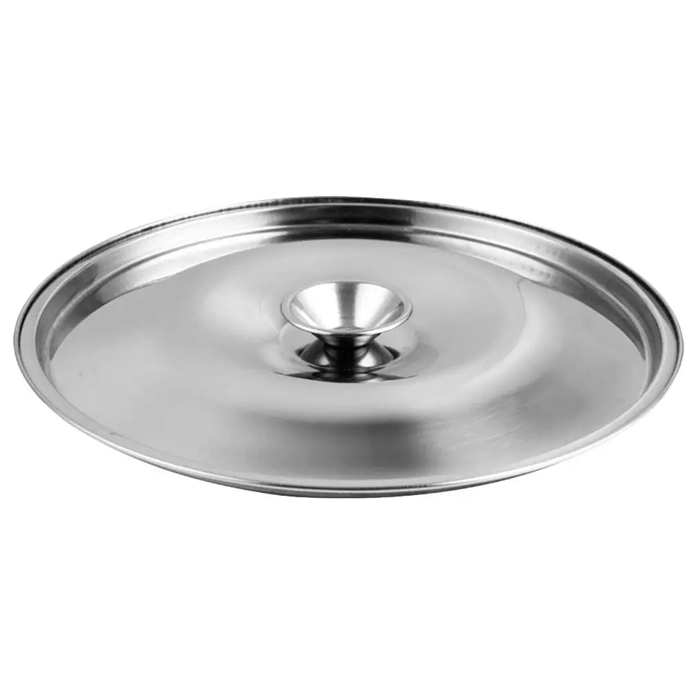 Stainless Steel Seasoning Pot Lid Reinforced Drop Resistant Cover for Oil Jar Universal Metal Lid Kitchen Supplies Spill Proof