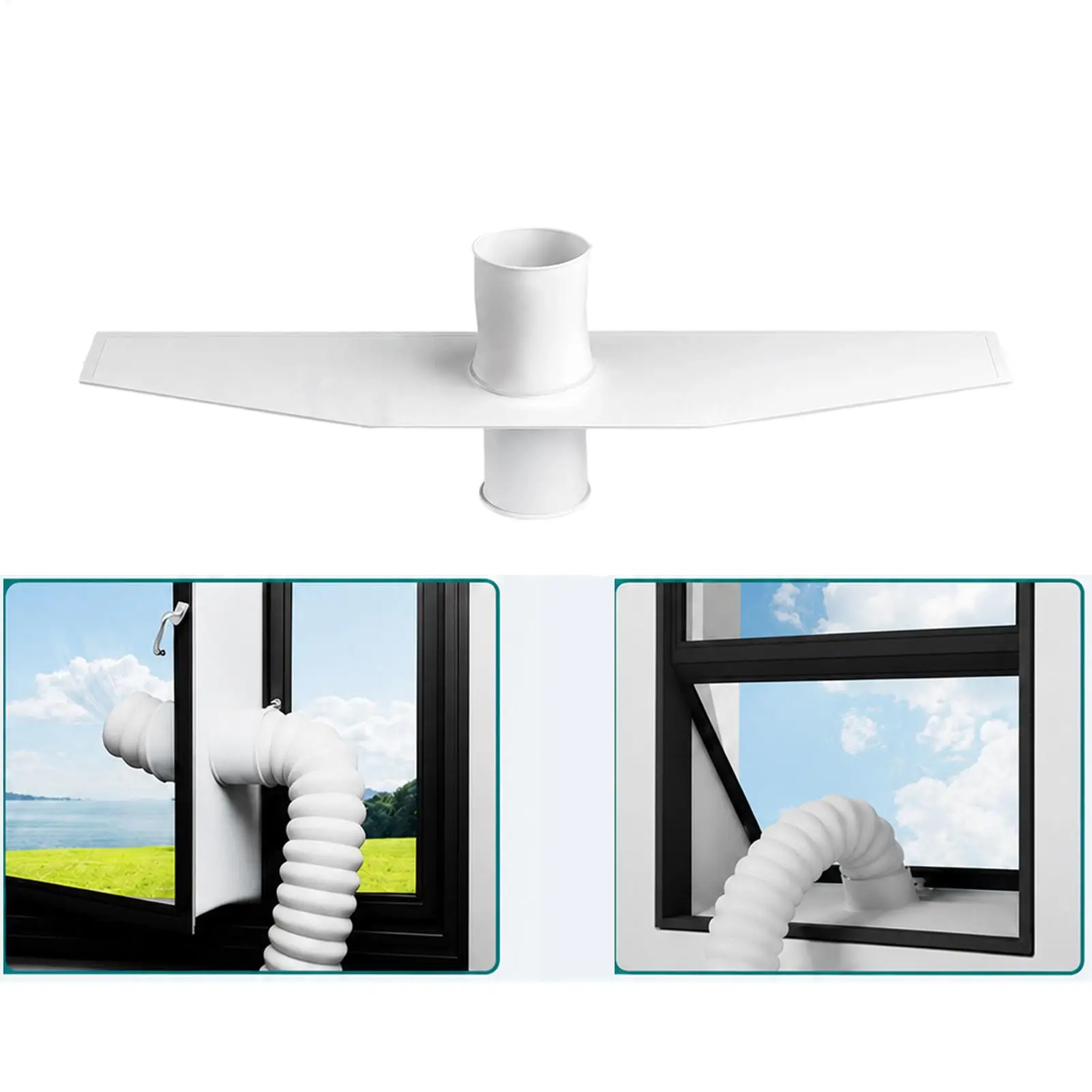

3/4/5m AC Window Seal Kit Portable AC Window Vent Kit No Drilling Waterproof Fully Sealed Air Conditioning Vent Sealing Cloth