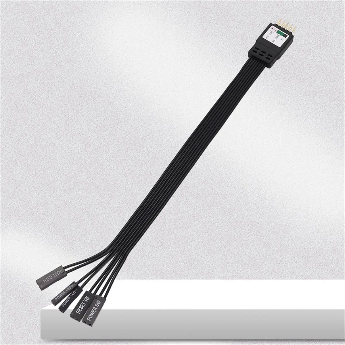 Motherboard Switch/Indicator Light Extension Cable LED/PLED/Reset SW/Power SW to 9PIN F-PANEL Extension Cable Foolproof