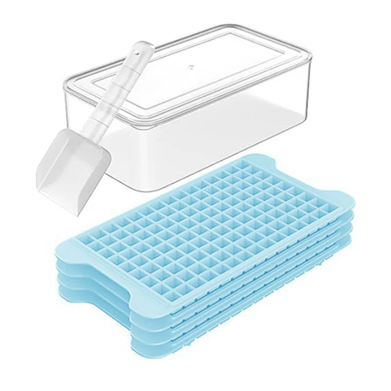 

Mini Ice Cube Tray For Freezer Small Ice Cube Tray For Freezer + 36 Easy Release Cube Ice Trays