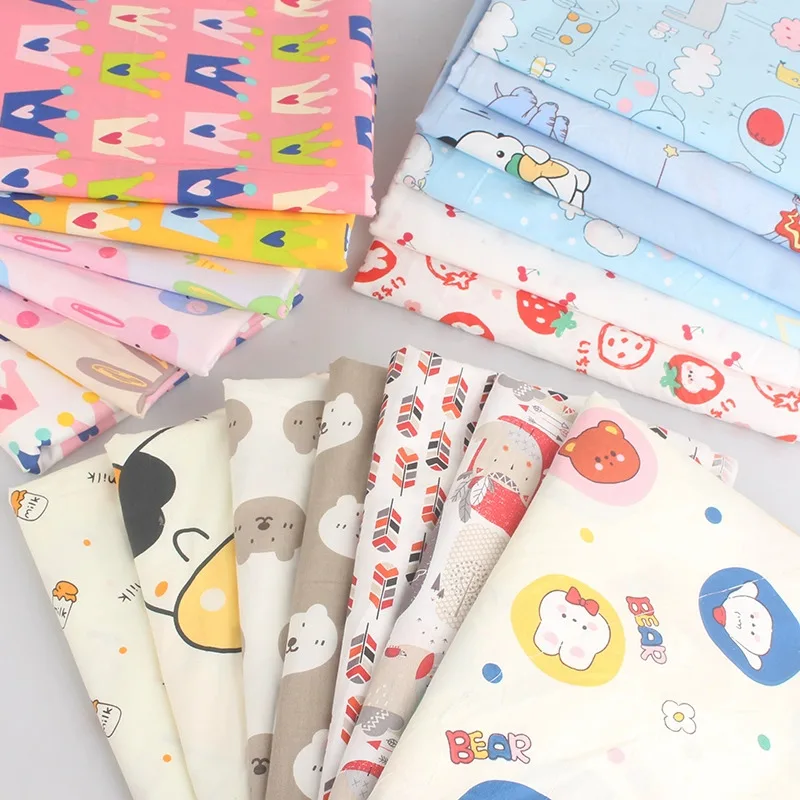 145×50cm Spring and Summer 40S Tissun Liberty Cotton Poplin Fabric For Kids Baby Sewing Cloth Dresses Skirt DIY Handmade Patchwo