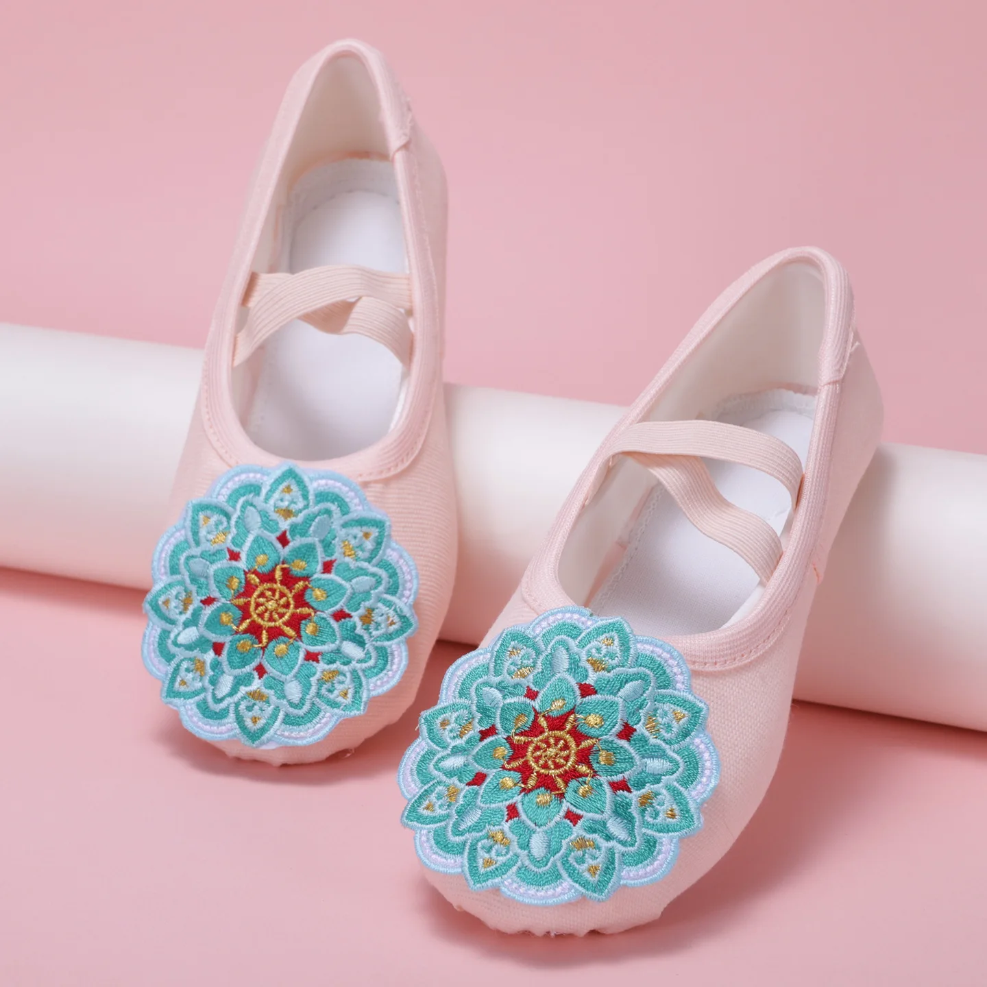big size 44  ballet dance shoes for women Ballet flats modern dance Heels dance shoes classical women's shoes Chinese style