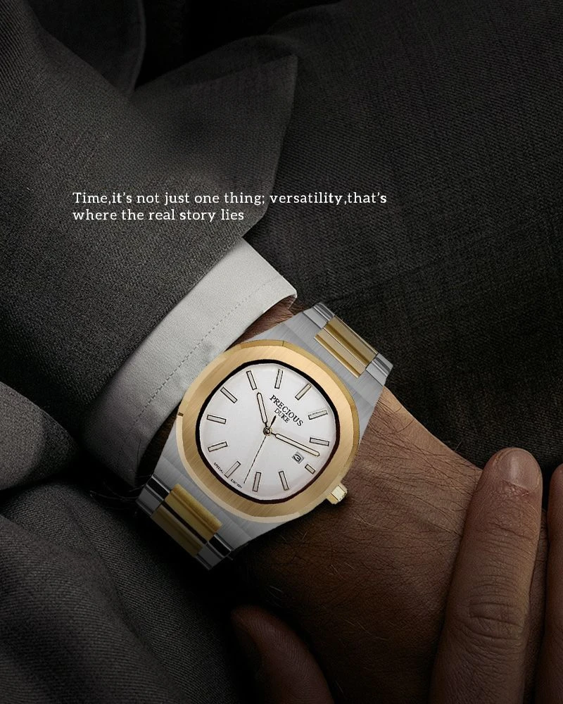 DUKE Top Brand Men Watches Sport Business Luxury Brand Stainless Steel Male Fashion Quartz Watch For Men Clock Dropshipping