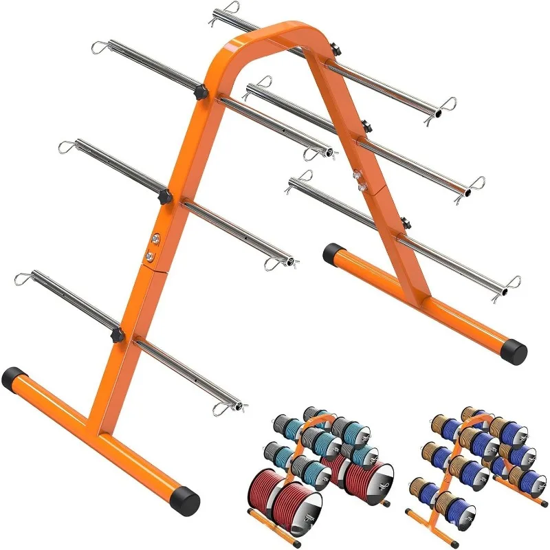 Spool rack 400 lb load-bearing cable rack and distributor