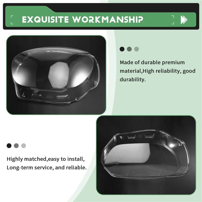 

AB96-For BMW Mini Countryman Cooper F60 2017-2022 Car Front Headlamps Cover Waterproof Clear Headlight Lens
