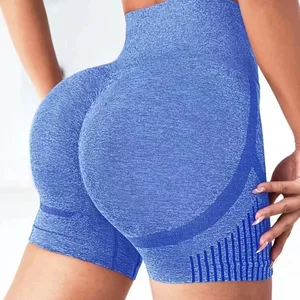 Yoga Frauen hohe Taillen Shorts Fitness Shorts Yoga Aufzug Bunda Fitness Damen Yogas Gymnasium Running Short Hosen 6 Hauptverkäufe kurze Maulwurfsfrauen - №5