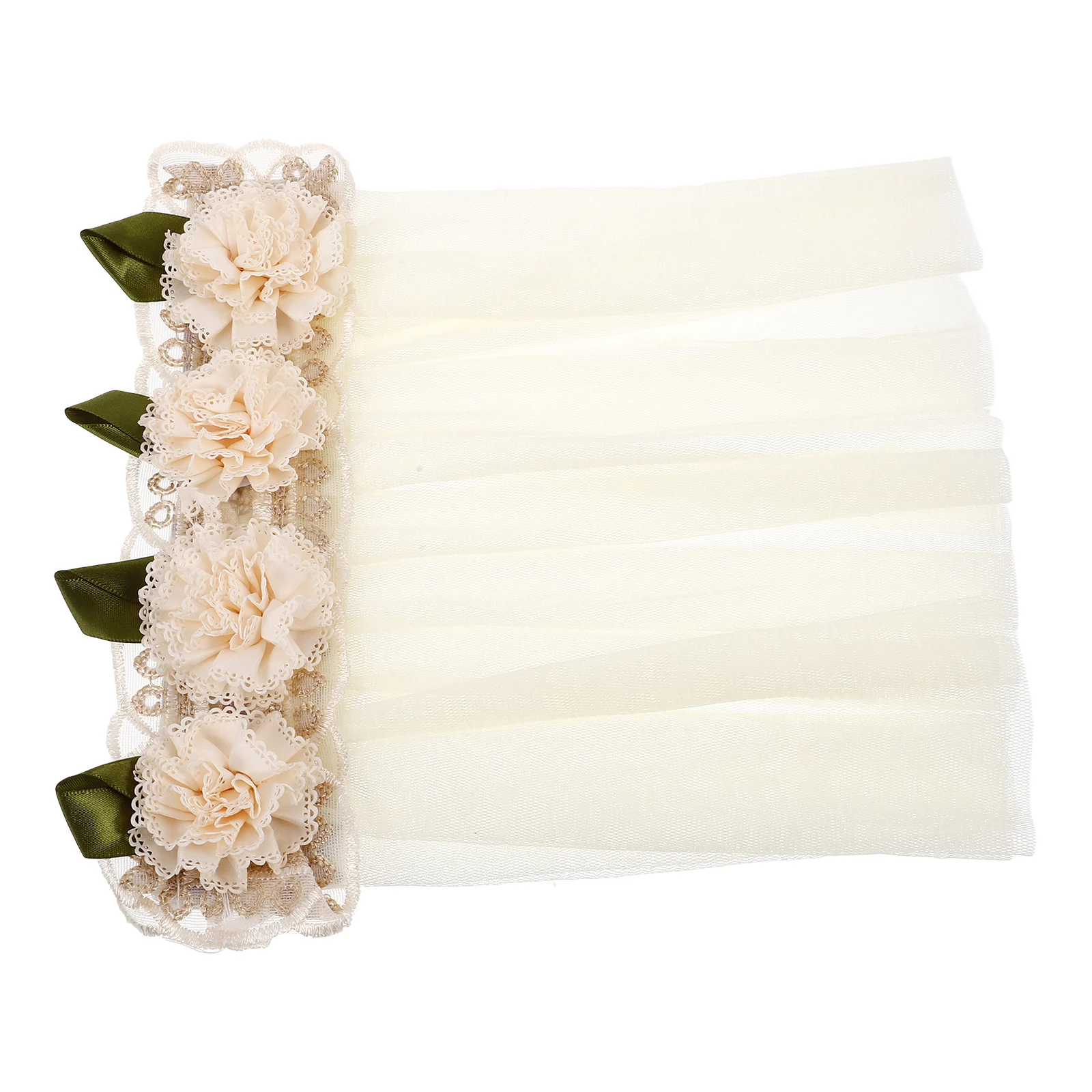 

1pcs Electric Meter Mini Curtain Curtain Dollhouse Door Decorative Fabric Wall Air Switch Miniature Lace Curtains