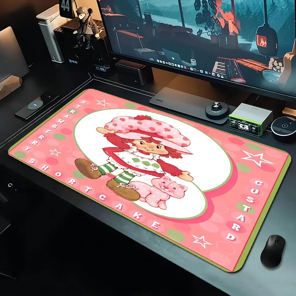 S-Strawberry-shortcakeS INS Tide Large Table Mat Student Mousepad Gamer Computer Keyboard Pad Games Pad for PC Computer Table