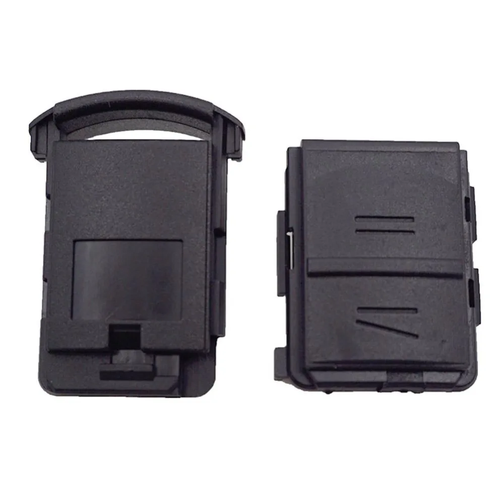 2 Buttons Remote Key Case with Battery Holder Black Car Key Shell Fob Case Cover for Vauxhall Opel Corsa C Meriva Combo Tigra