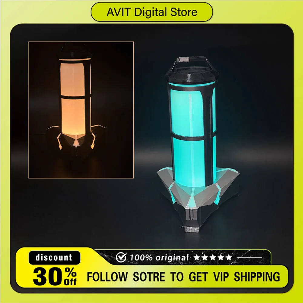 Valorant Spike Wired Night Light Remote Control Switches RGB Lighting Effects Boys Desktop Decorations for Gaming Peripherals
