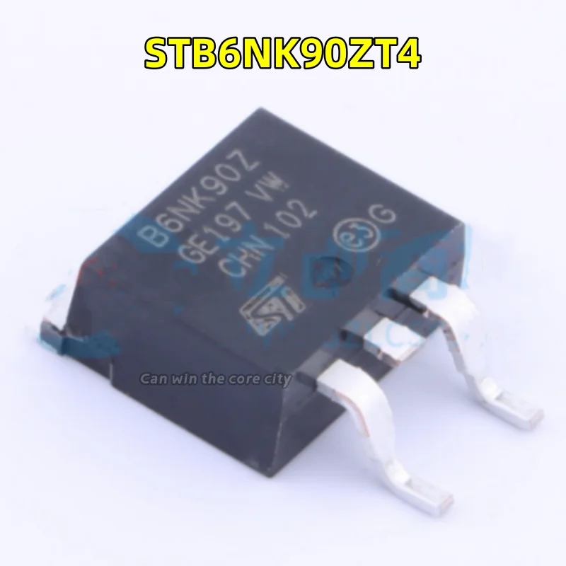 

1-100 PCS/LOT Original STB6NK90ZT4 screen screen B6NK90Z TO263 900V 5.8A patch MOS field-effect tube