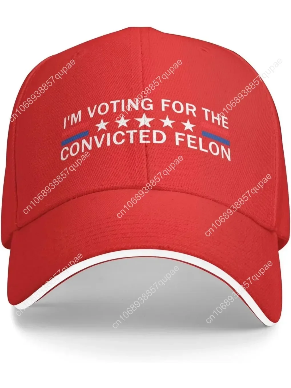 

I'm Voting for The Convicted s Cap for Women Baseball Cap Graphic Hat