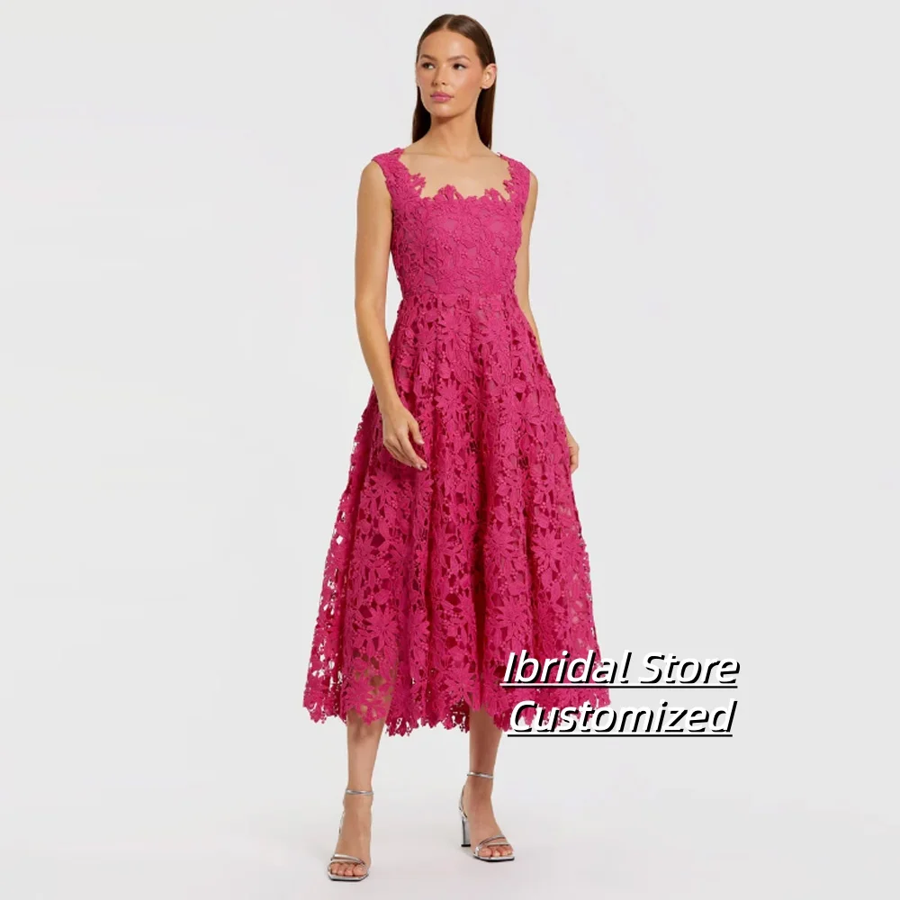 

Customized Women Luxury Green Lace Mother of The Bride Dress Elegant Prom Gowns Party Robe Strapless Wedding Guest Gown