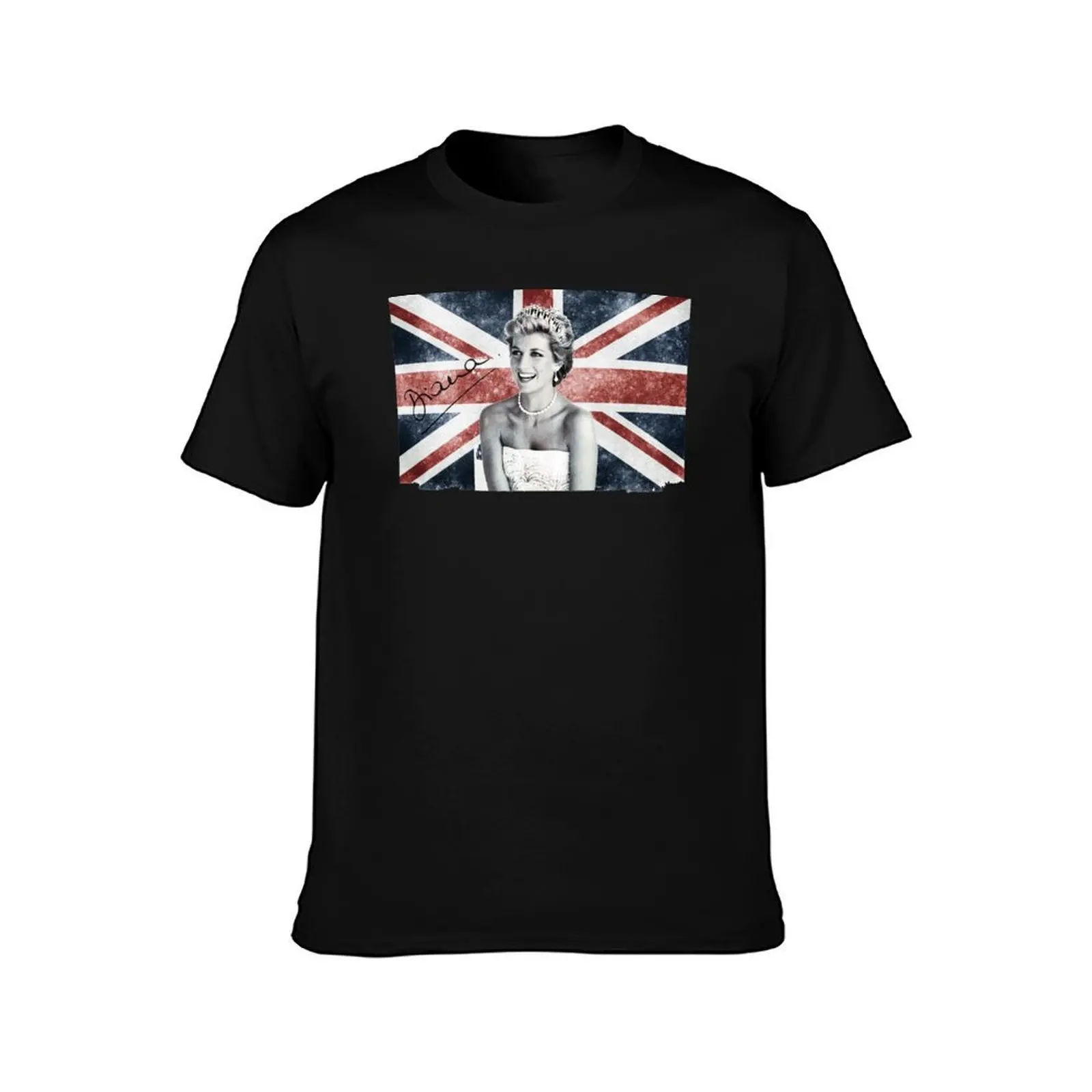Lady Diana T-Shirt Summer Casual Cotton Tee Oversized Streetwear Tops Vintage Graphic Print Loose Fit Short Sleeve