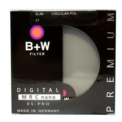 B+W CPL 67mm 72mm 77mm 82mm XS-PRO MRC Nano Haze Filter Polarizer / Polarizing CIR-PL Multicoat Protective For Camera Lens