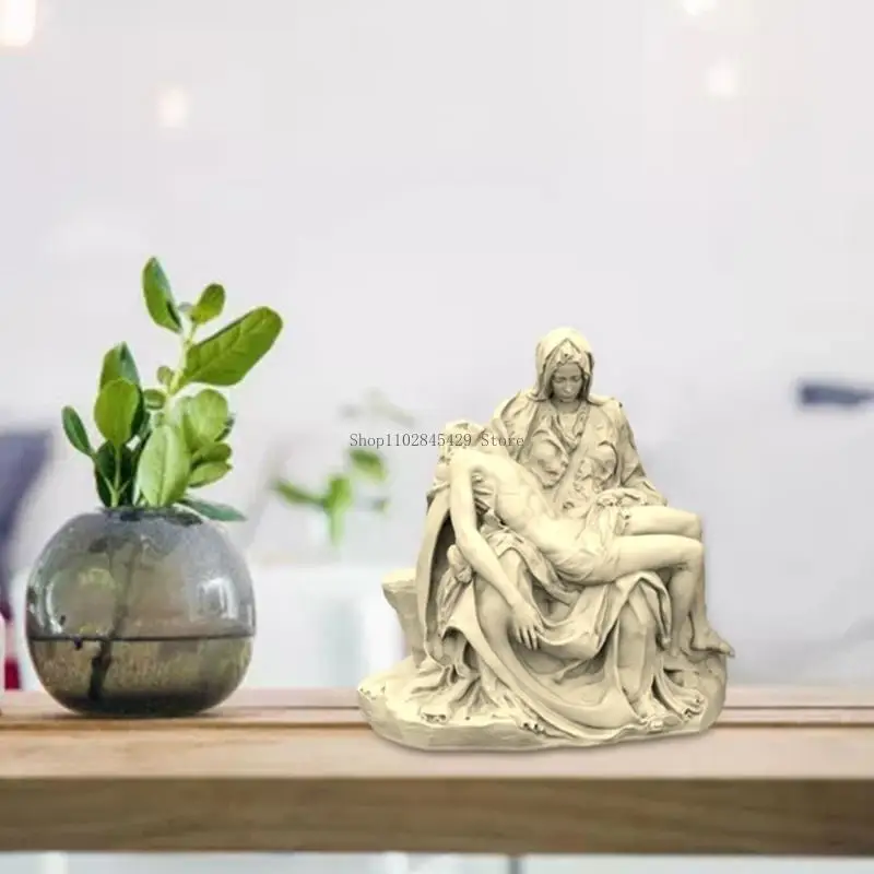 

Pieta Silicone Mold Mold Greek Roman Statue Gypsum Plaster Mold for Soap Making Home Decor