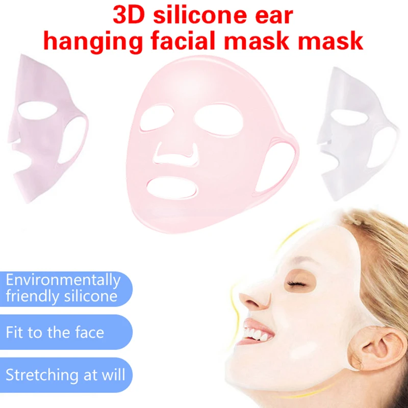 

Reusable 3D Silicone Moisturizing Face Neck Wrap Fixed Tools - Prevents Mask Slipping & Moisture Evaporation Skin Care Tools