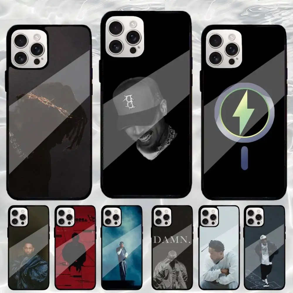 

E-Euphoria K-Kendrick L-Lamar Phone Case For iPhone17,16,15,14,13,12,11 Plus,Pro Max Magnetic For Magsafe Wireless Charging