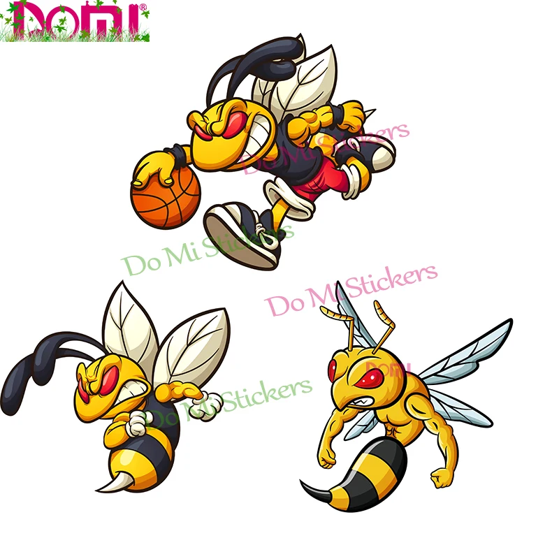 

Angry Bees And Bees Playing Basketball Car Stickers Decal Anime Cute Racing Laptop Helmet Trunk Wall Vinyl Car Sticker Die-Cut