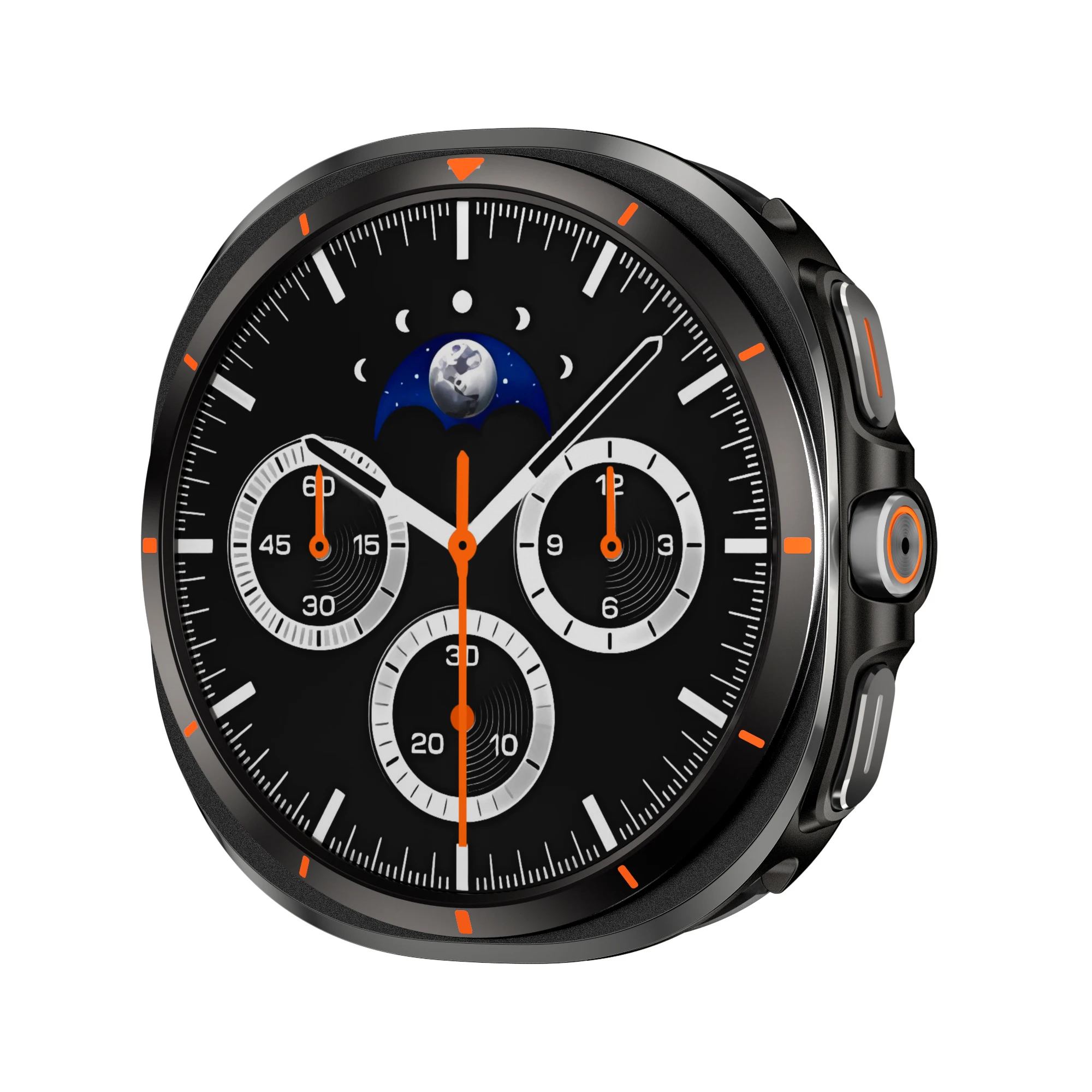 Robustes Gehäuse, kompatibel mit Samsung Galaxy Watch 8 40 mm 44 mm, mit rückseitiger Abdeckung, Metallstoßstange, ultradünne, stoßfeste Schutzhülle – Detail 3