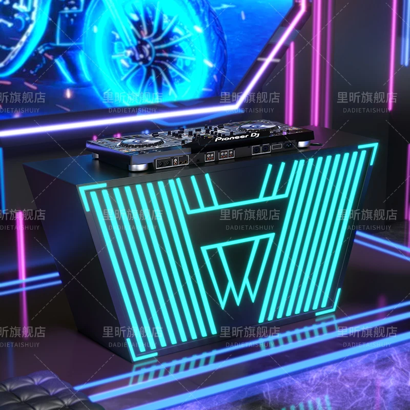 

Bar DJ, electronic audio disc player, shelf, luminous mixer, ktv nightclub, dancing disc table, removable customization