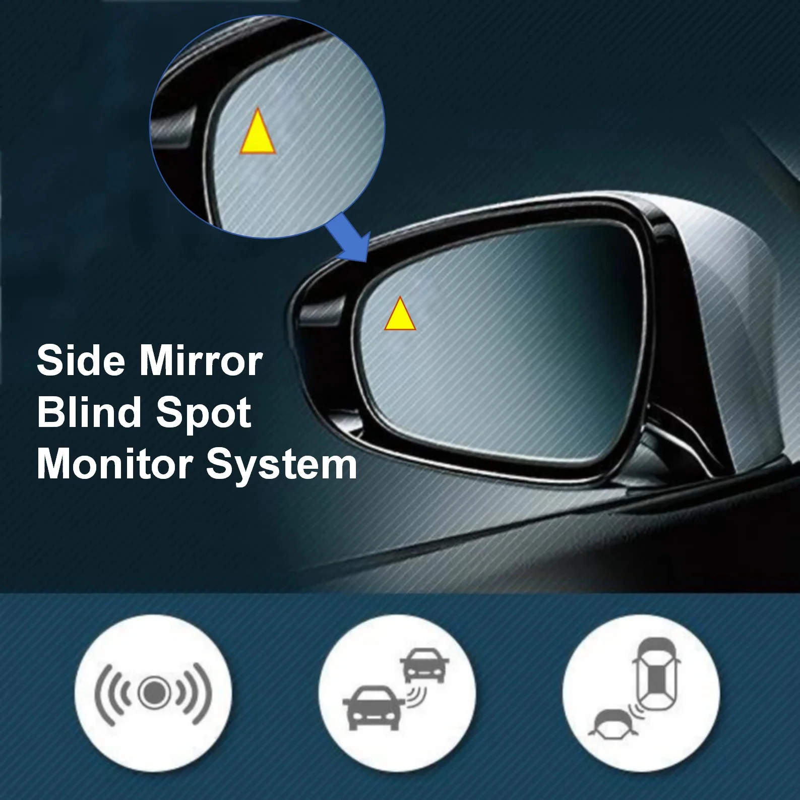 

2026 BSD Anti-dizziness Side Mirror Blind Spot Monitor for Tesla Model 3 Y 3 Highland 2023 New Y Juniper 2025 BSM