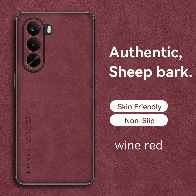 Case for realme P4x 5G Protect Lens Lambskin Leather Shell Coque Чехол для realme P4 Power Cases Back Cover - view 2