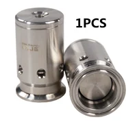 WZJG-férula de abrazadera triple de 1,5 "", OD 50,5mm, acero inoxidable 304, 0-1/2/3 Bar, válvula de vacío de alivio de presión ajustable