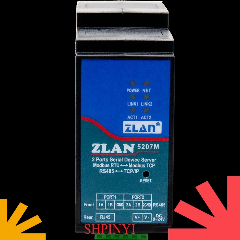 ZLAN7110MI  MQTT Industrial RS232/485/422 to Wifi Converter Modbus Gateway Rs485 to Wifi Serial Server